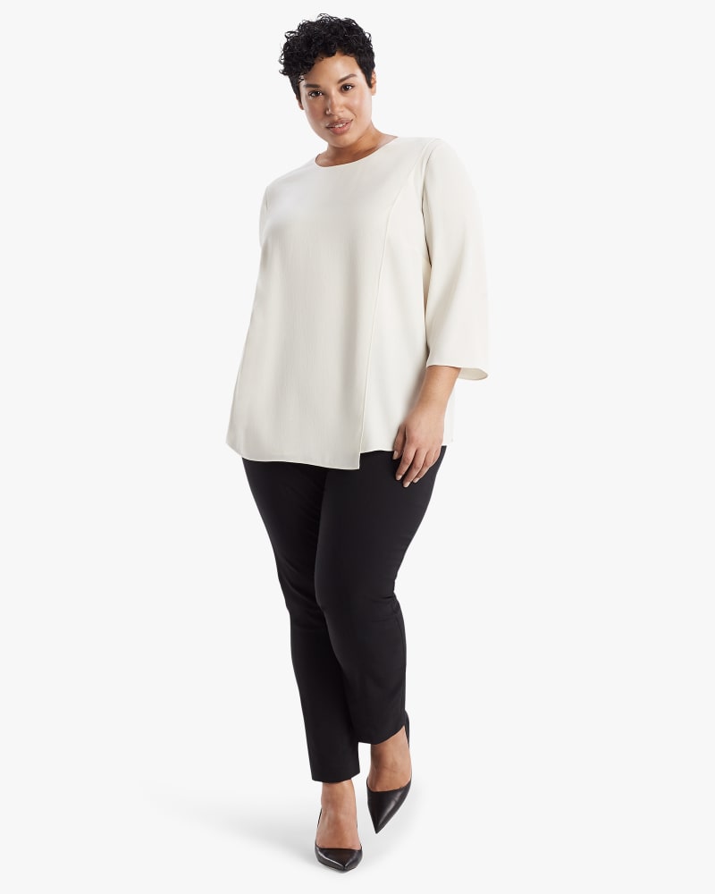 Plus size model wearing Bourgeois Top by M.M.LaFleur | Dia&Co | dia_product_style_image_id:160684